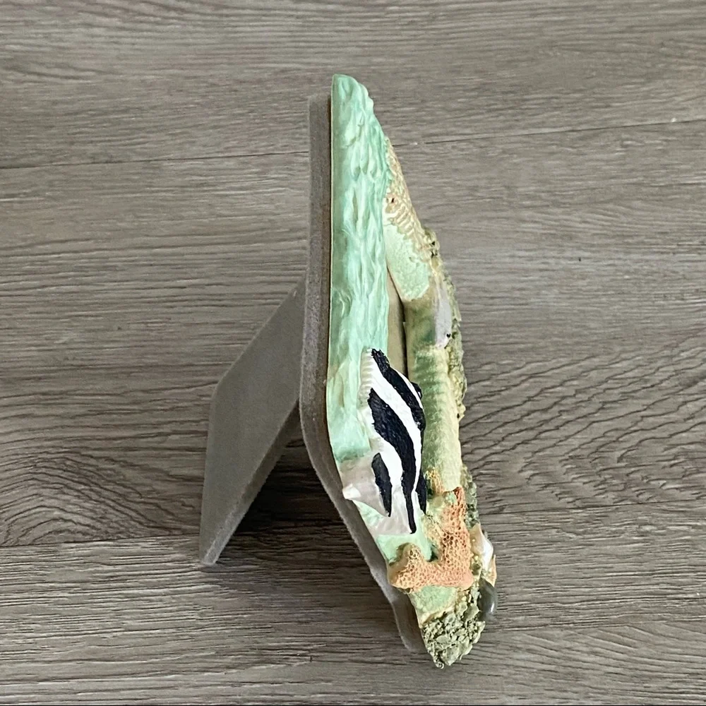 VTG Ocean Fish Shell  Starfish Beach Picture Frame